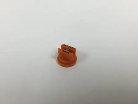 DTG Printer Parts Teejet TP9501EVS Spray tip, orange ceramic nozzle, compact orange anodized body with clear etched labeling