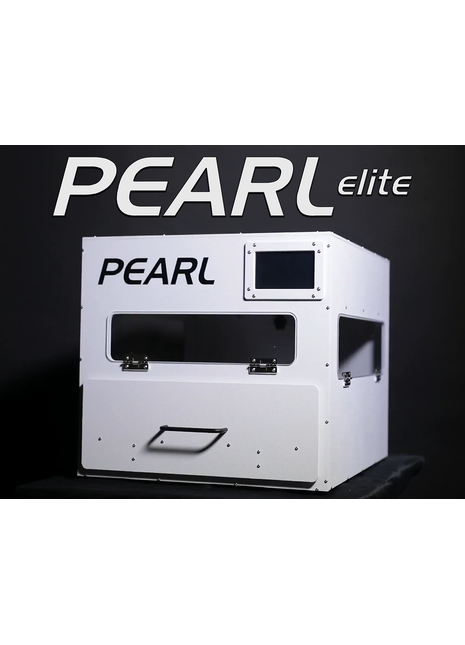 PEARL elite machine on a black background