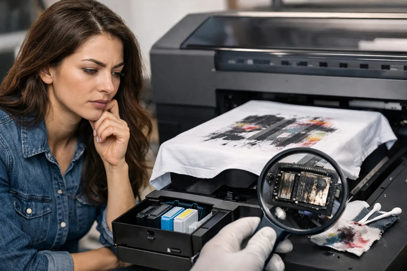 Why Is DTG Ink Misfiring? Find the Cause