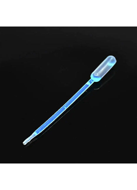 Pipette for Capping Station Cleaning Solution Filling DTG Printer Parts: translucent blue plastic clear bulb, slim nozzle tip