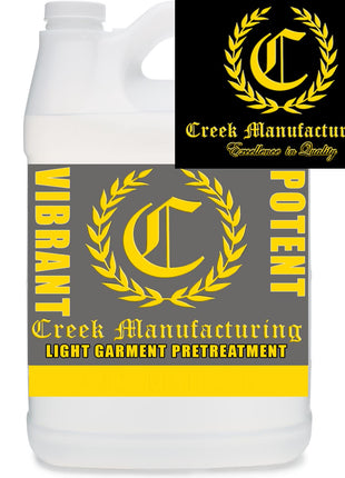 Creek Manufacturing PROMOTIONAL Econo-Light Garment POTENT VIBRANT Pretreat