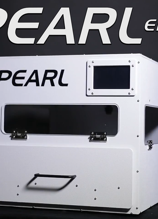 PEARL elite machine on a black background