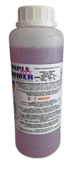 DTG Printer Parts Purple Hammer MAX Print head Aggressive Cleaning Solution bottle with purple liquid in a white bottle.