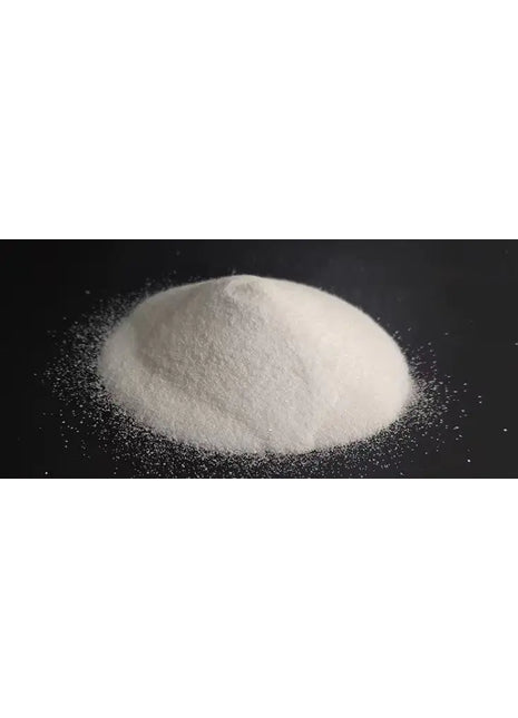 Fine White Adhesive Powder DIRECT TO FILM / DTF Tunsing DS220, white powder heap on black surface — DTG Printer Parts online